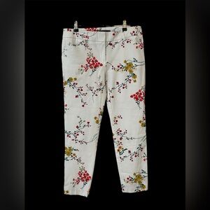 NWOT New York & Company 7th Avenue Floral Print Ankle Pants